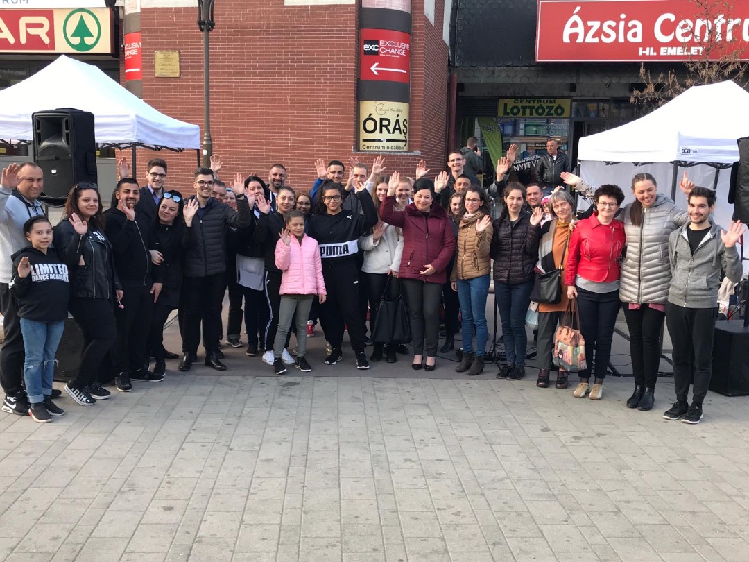 Street Evangelism Rally in Miskolc, Hungary