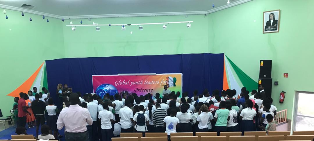 High School Outreach in Abidjan, Côte D'Ivoire.