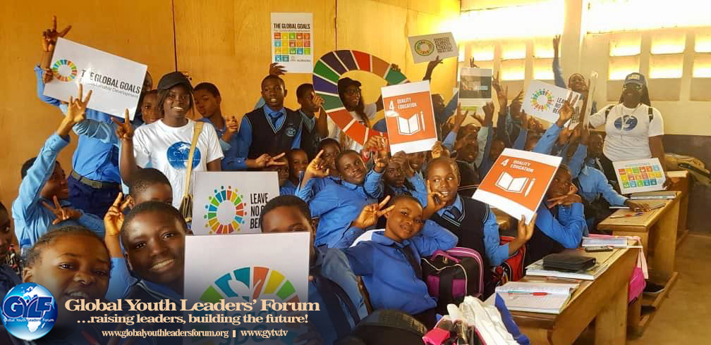 THE GYLF CHAPTER IN YAOUNDE, CAMEROON COMMEMORATES THE SUSTAINABLE DEVELOPMENT GOALS' ACTION WEEK BY THE UNITED NATIONS