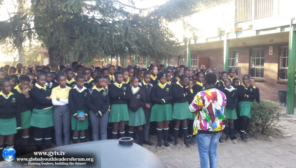 High School Outreach in Alexandra Township, South Africa.